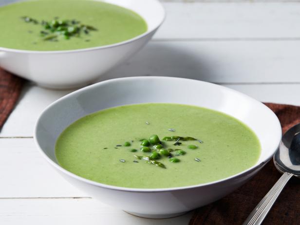 Asparagus, Pea and Zucchini Soup Recipe | Food Network Kitchen | Food Network